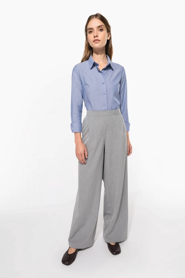 Damen Oxfordbluse Langarm