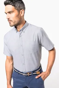 Herren Oxford Kurzarmhemd