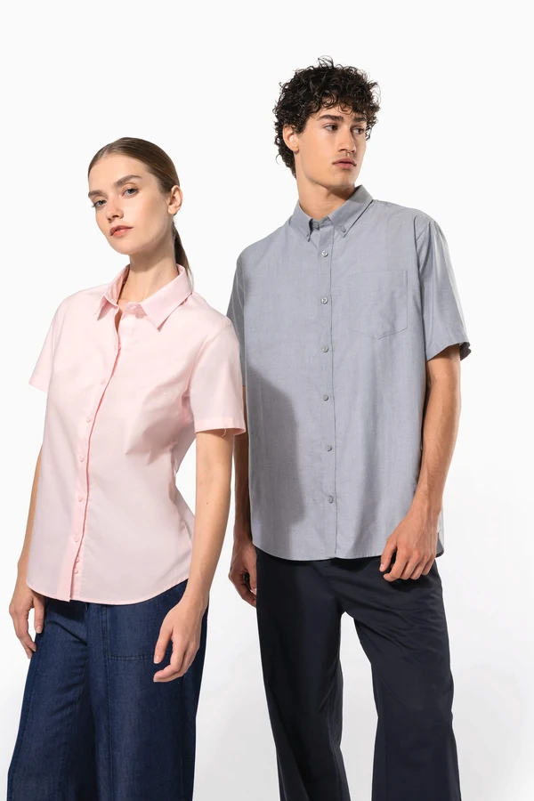 Herren Oxford Kurzarmhemd