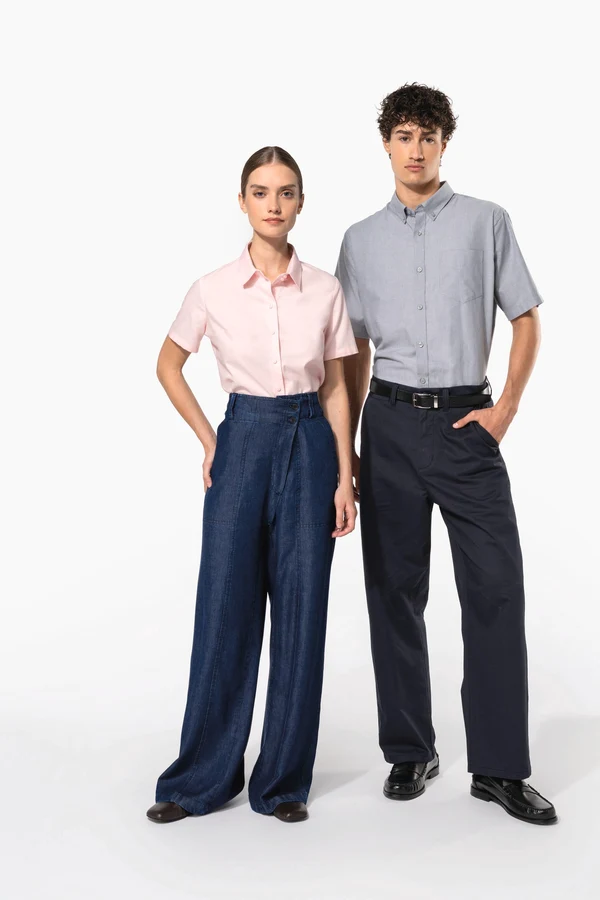 Herren Oxford Kurzarmhemd
