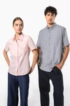 Herren Oxford Kurzarmhemd