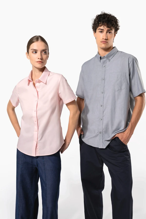 Herren Oxford Kurzarmhemd
