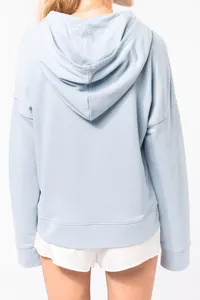 Bio-Damen-Sweatshirt Lounge mit Kapuze