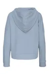Damen Oversize Bio Kapuzen Sweater aquamarine
