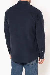 Langarmhemd aus Velours, für Herren