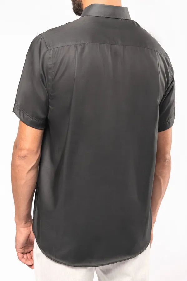 Herren Kurzarmhemd Bügelfrei Micro Twill