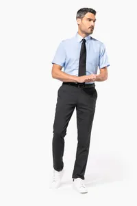 Herren Kurzarmhemd Bügelfrei Micro Twill