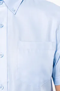 Herren Kurzarmhemd Bügelfrei Micro Twill