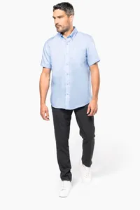 Herren Kurzarmhemd Bügelfrei Micro Twill