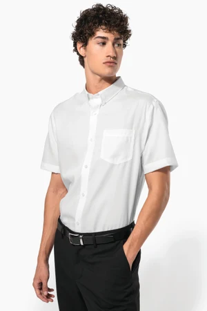 Herren Kurzarmhemd Bügelfrei Micro Twill
