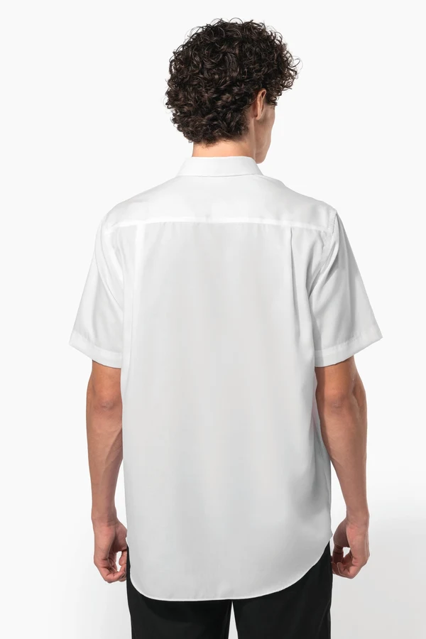 Herren Kurzarmhemd Bügelfrei Micro Twill