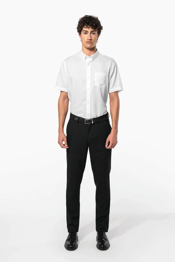 Herren Kurzarmhemd Bügelfrei Micro Twill