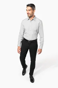 Herren Popelinehemd Langarm
