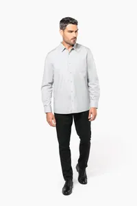 Herren Popelinehemd Langarm