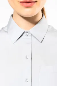 Damen Popelinebluse Langarm