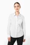 Damen Popelinebluse Langarm
