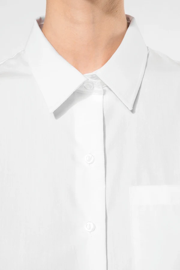 Damen Popelinebluse Langarm