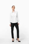 Damen Popelinebluse Langarm