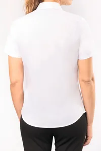 Damen Popelinebluse Kurzarm
