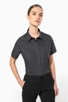Damen Popelinebluse Kurzarm