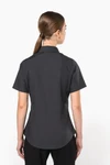 Damen Popelinebluse Kurzarm