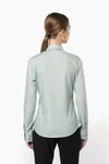 Popeline-Hemd Baumwollpolyester pflegeleicht für Damen