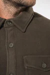 Fleece-Hemdjacke mit Sherpa-Futter