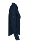 Leinen Bluse langarm Navy