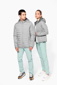 Leichte Herren-Steppjacke mit Kapuze