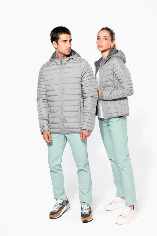 Leichte Herren-Steppjacke mit Kapuze