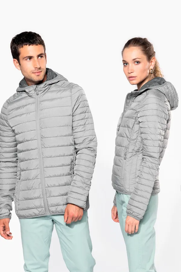 Leichte Herren-Steppjacke mit Kapuze