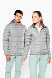 Leichte Herren-Steppjacke mit Kapuze