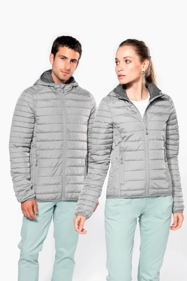 Leichte Herren-Steppjacke mit Kapuze