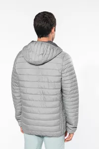 Leichte Herren-Steppjacke mit Kapuze
