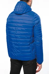 Leichte Herren-Steppjacke mit Kapuze