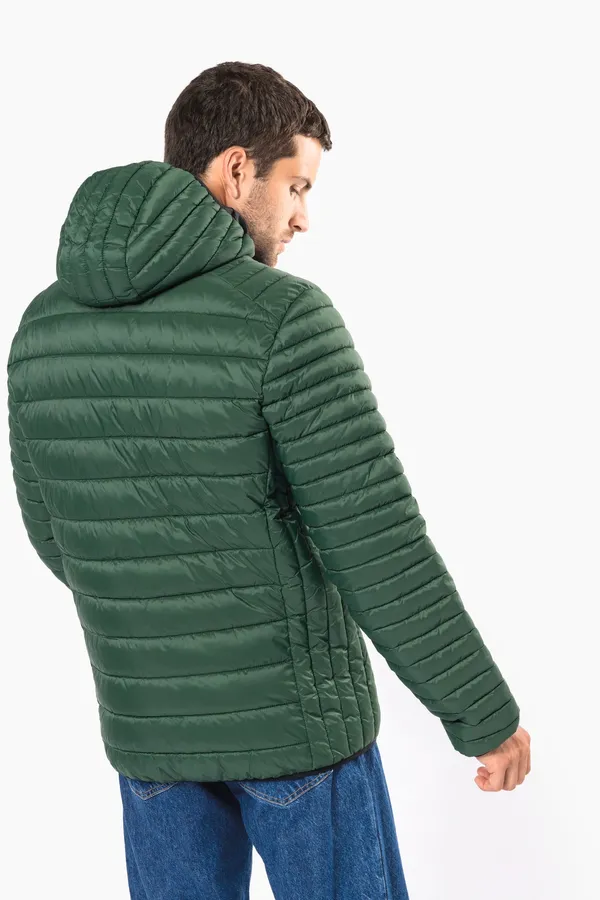 Leichte Herren-Steppjacke mit Kapuze