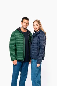 Leichte Herren-Steppjacke mit Kapuze