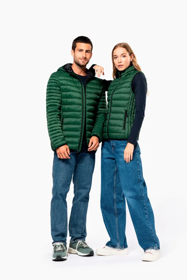 Leichte Herren-Steppjacke mit Kapuze