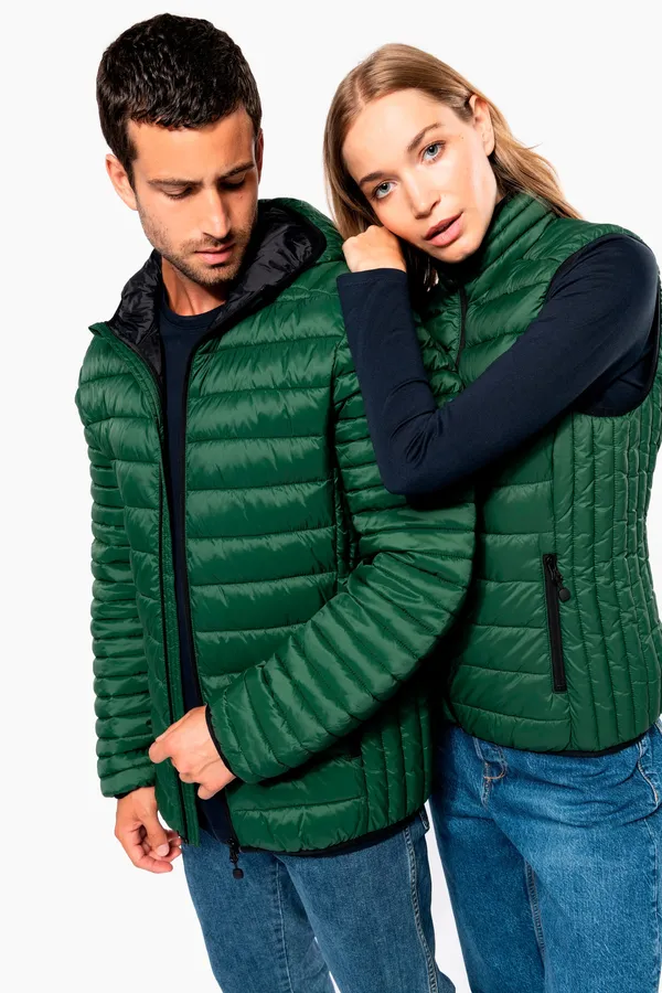 Leichte Herren-Steppjacke mit Kapuze