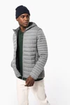 Leichte Herren-Steppjacke mit Kapuze