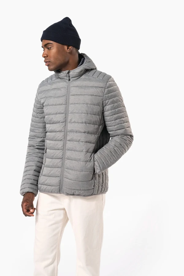 Leichte Herren-Steppjacke mit Kapuze