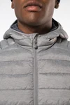 Leichte Herren-Steppjacke mit Kapuze