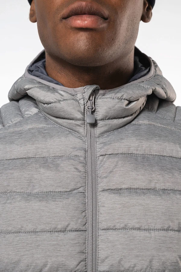 Leichte Herren-Steppjacke mit Kapuze