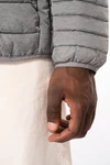 Leichte Herren-Steppjacke mit Kapuze