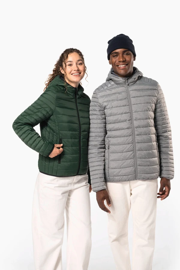 Leichte Herren-Steppjacke mit Kapuze