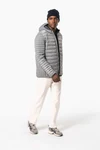 Leichte Herren-Steppjacke mit Kapuze