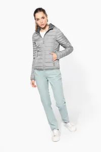 Leichte Damen-Steppjacke mit Kapuze