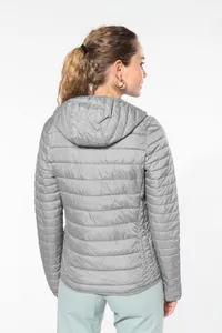 Leichte Damen-Steppjacke mit Kapuze