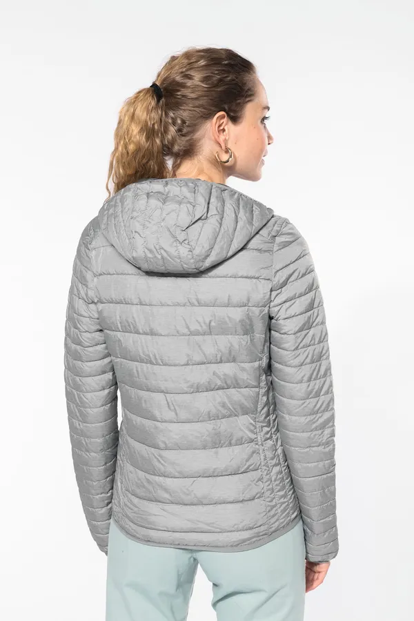 Leichte Damen-Steppjacke mit Kapuze