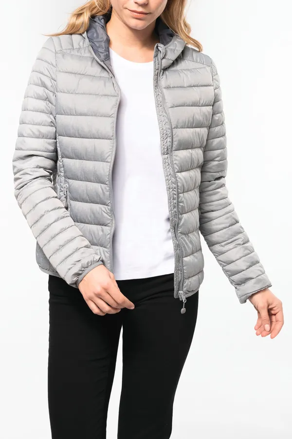 Leichte Damen-Steppjacke mit Kapuze